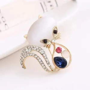 🌟 Fashionable Cute Cat Brooch - Express Your Feline Affection 🌟