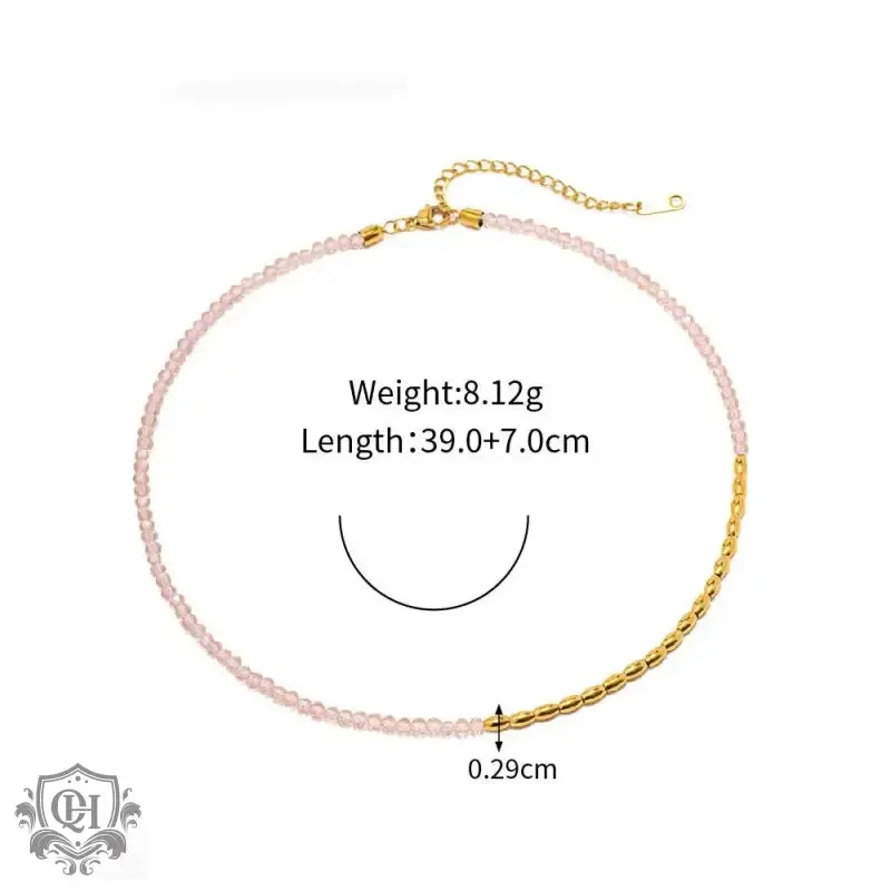 18K Gold Beaded Necklace Or Bracelet