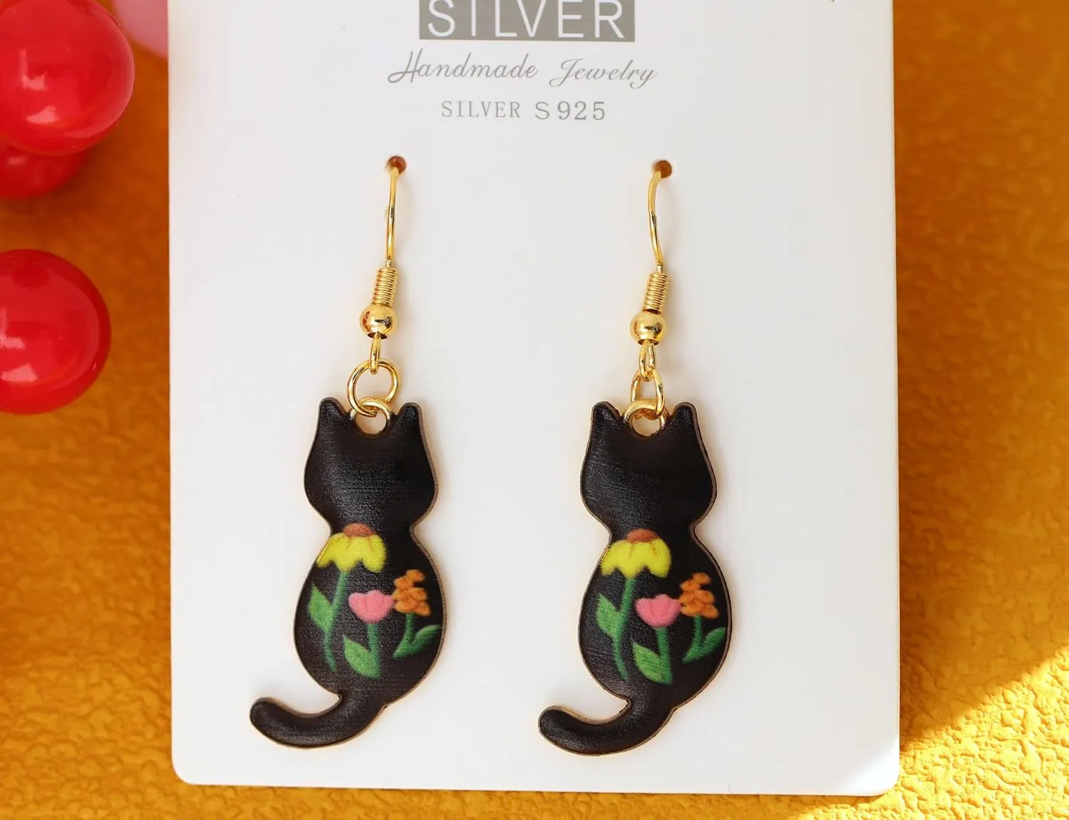 32 Pieces Enamel Cat Charms for Jewelry Making and Crafting - Cute Kitty Charm for Bracelets Earrings Necklaces Pendants Keychains Crafts (32Pcs Cat-C)