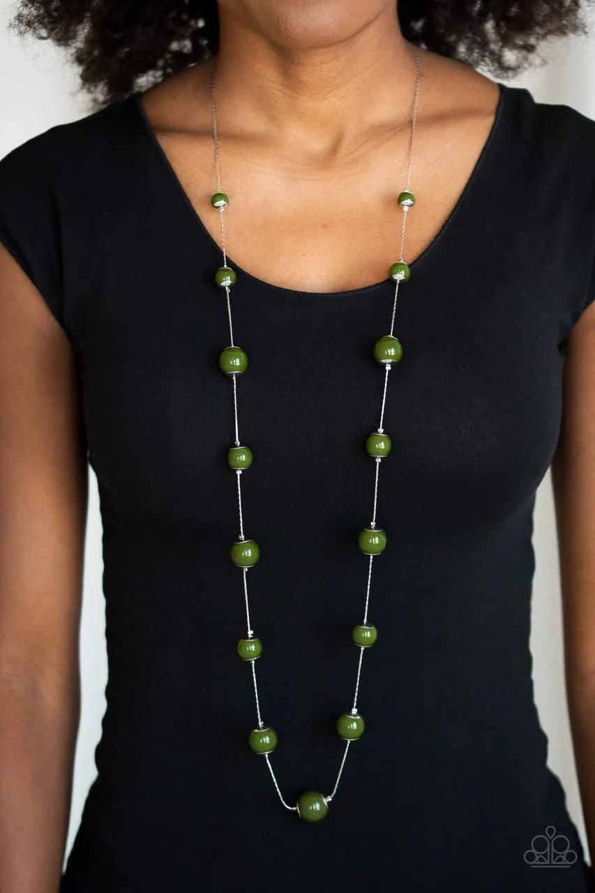 5th Avenue Frenzy Green Paparazzi Necklace