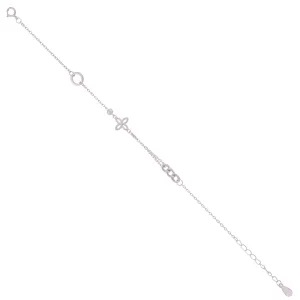 925 Sterling Silver Sparkling Elite Silver Bracelet