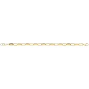9ct Yellow Gold Hollow Bracelet NK448B