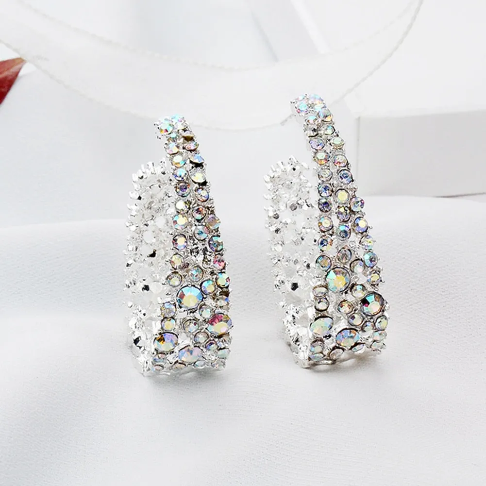 Alloy Colored Earrings