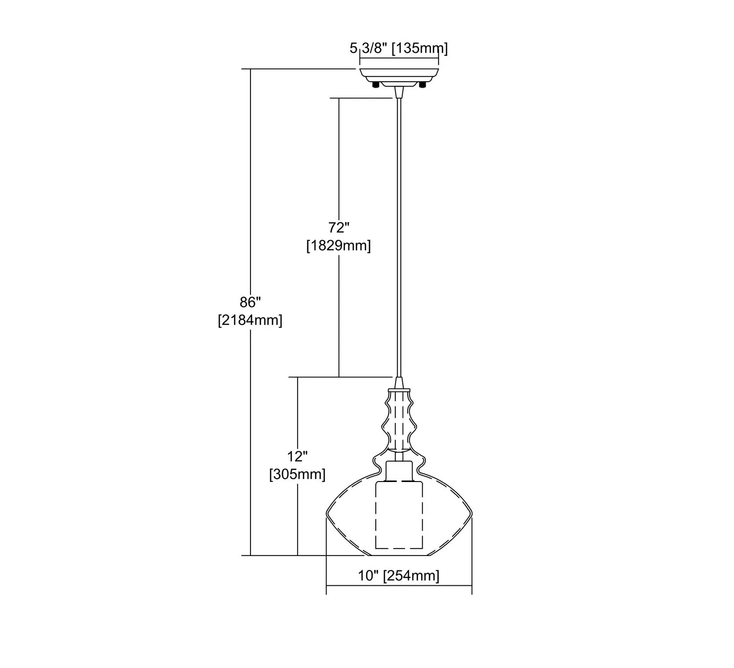 Alora One Light Mini Pendant