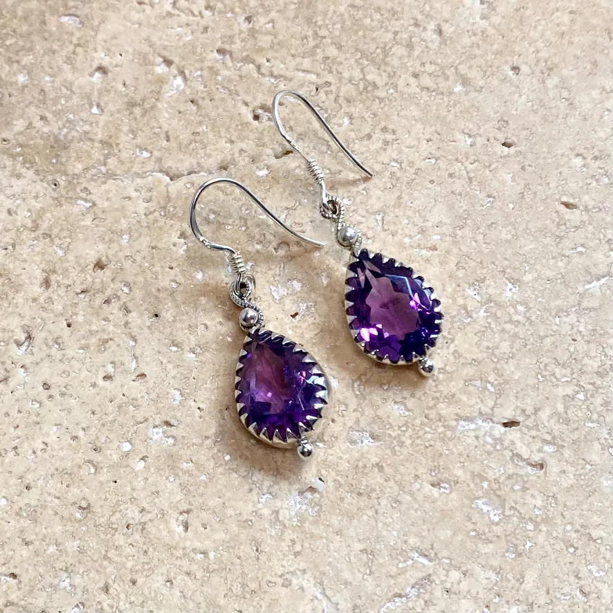 Amethyst Earrings - Rana