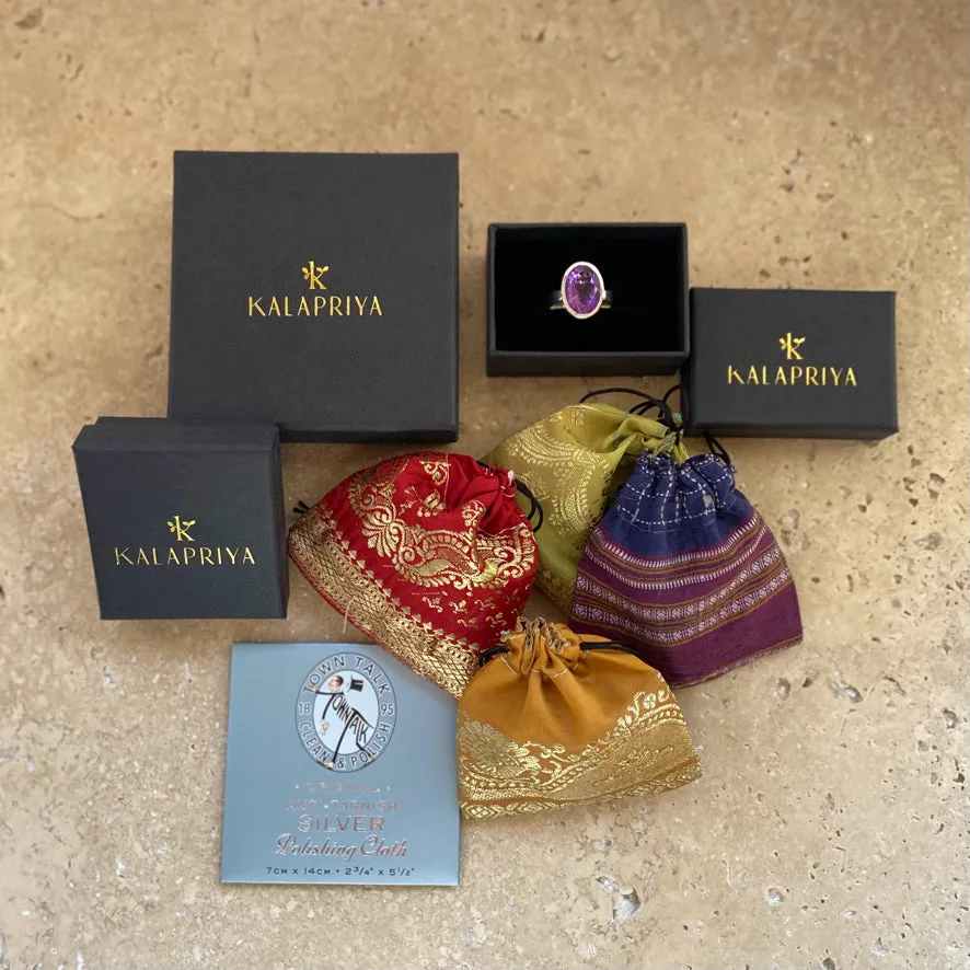 Amethyst Earrings - Rana