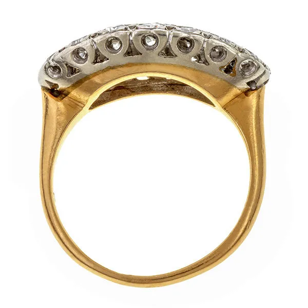Antique Diamond Cluster Ring