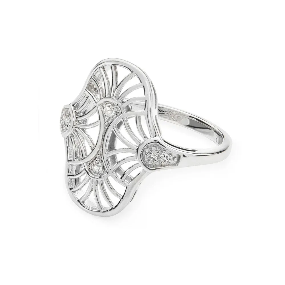 Art Deco Oval Ring
