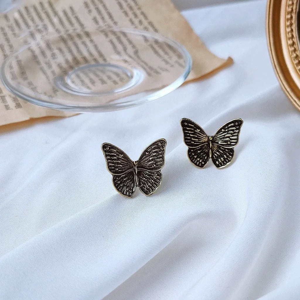 Black Butterfly Earrings