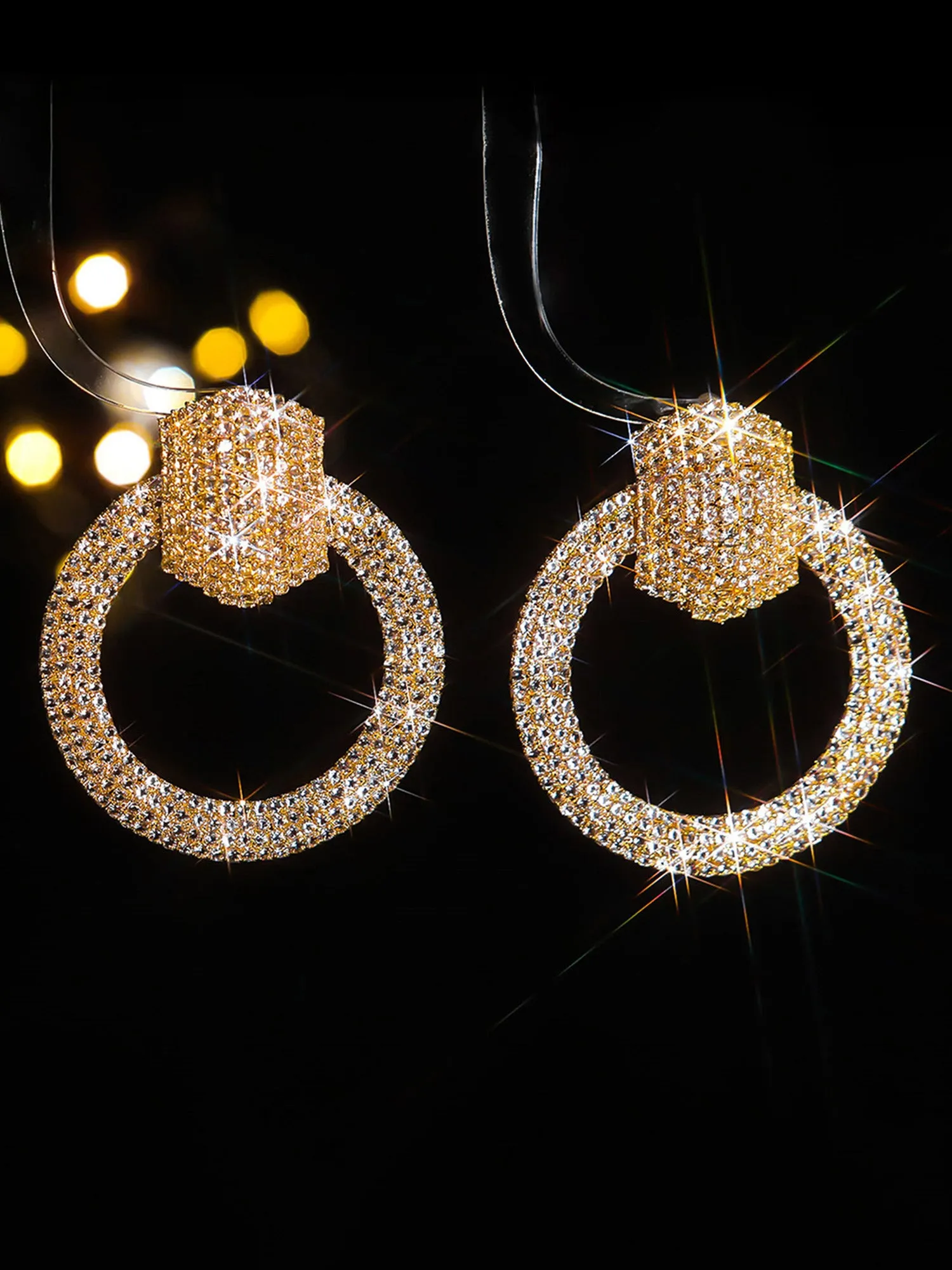 Bold and Unique Oversized Round Earrings for Women