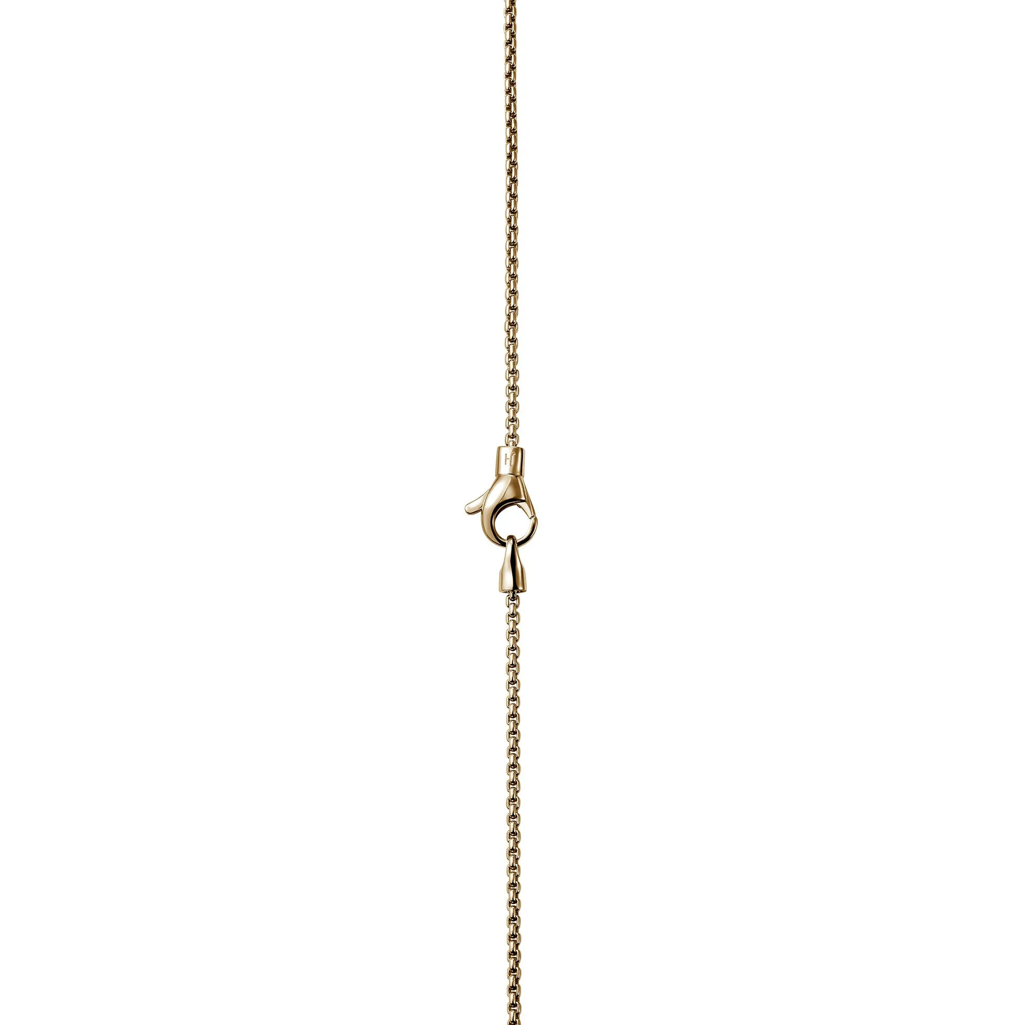 Box Chain Necklace, Gold, 1.6MM|NMGG98806