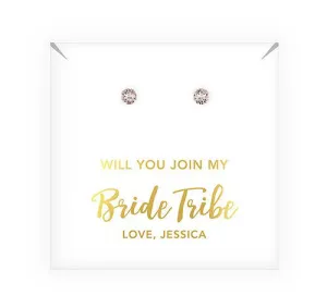 Bride Tribe Stud Earrings