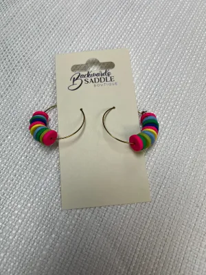 Bright Hoop Earrings