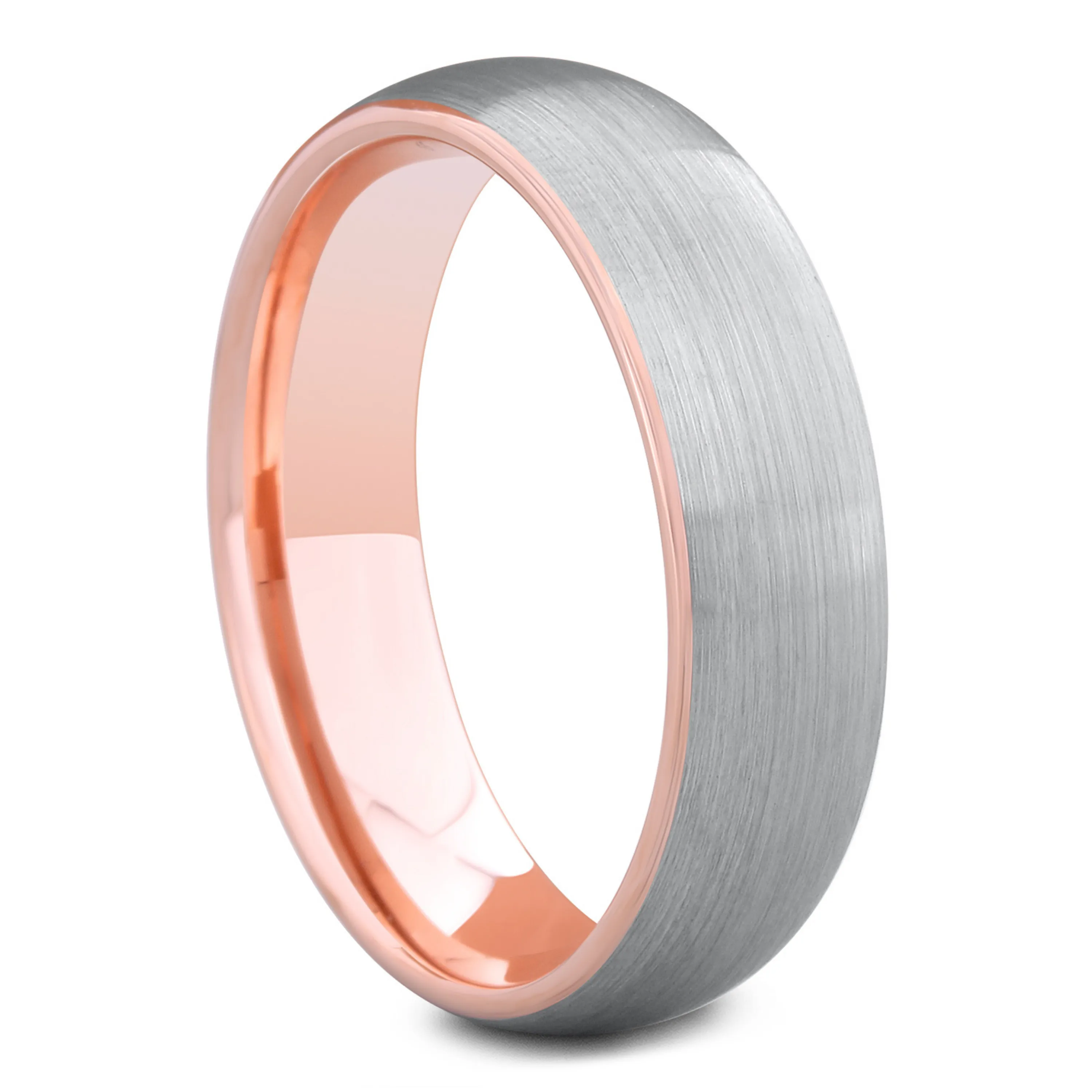 Brushed Silver Rose