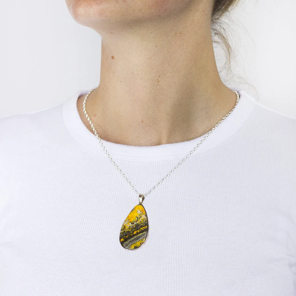 Bumblebee Jasper Necklace