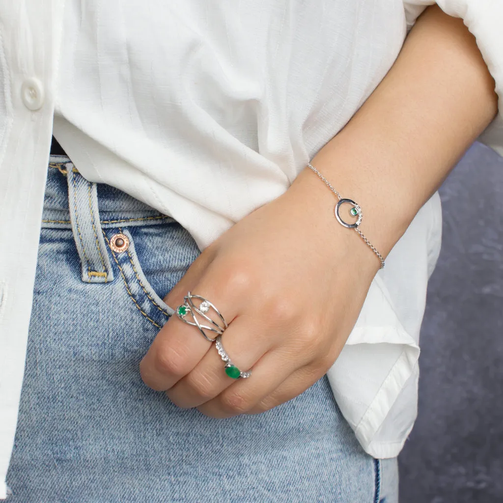 Cercle: Emerald & Diamond