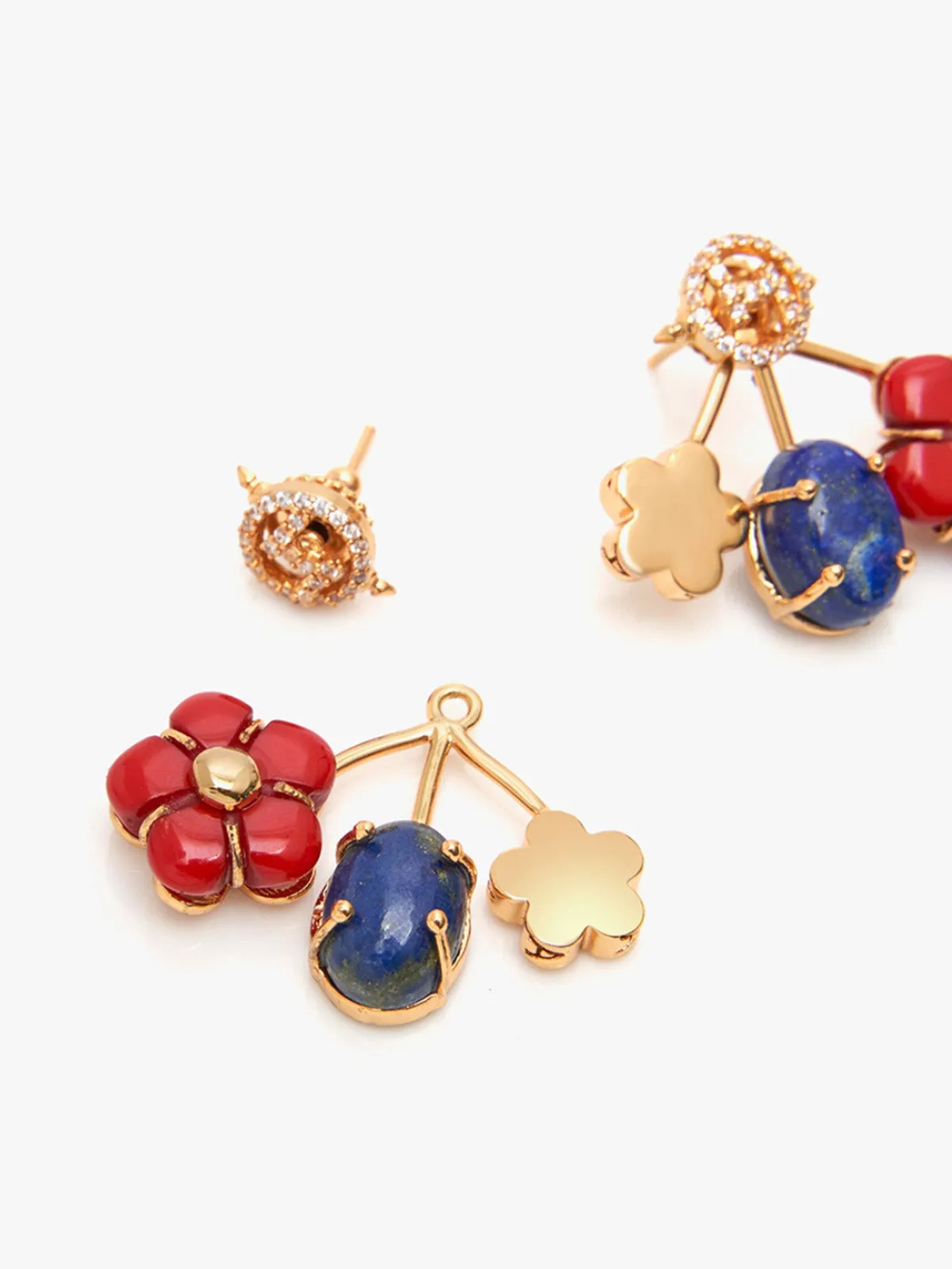 Colorful Floral Earrings