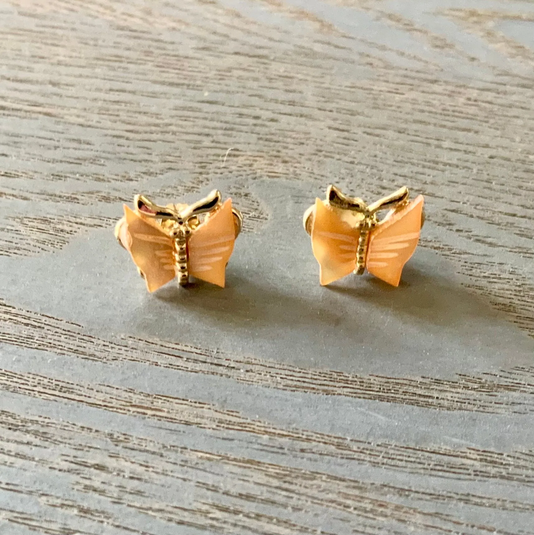 Colorful Mop Butterfly Studs