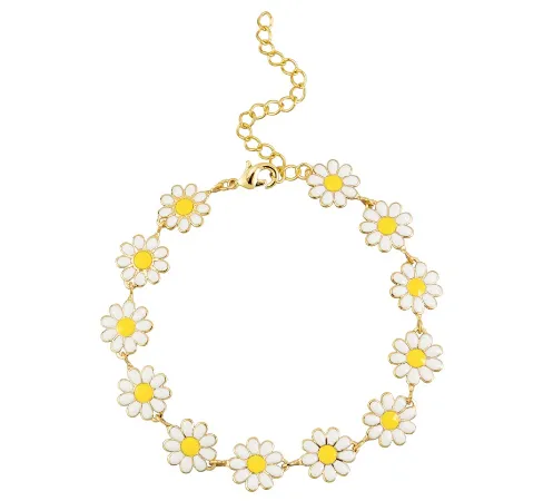 Daisy Garden Bracelet - White