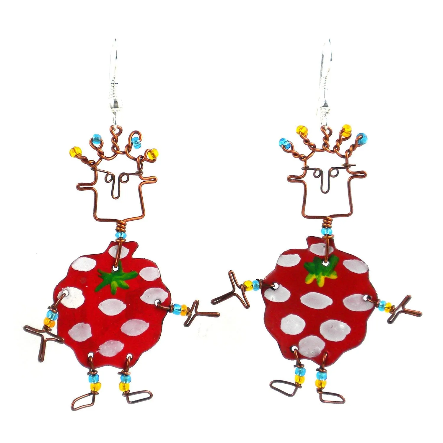 Dancing Girl Berry Earrings Creative Alternatives