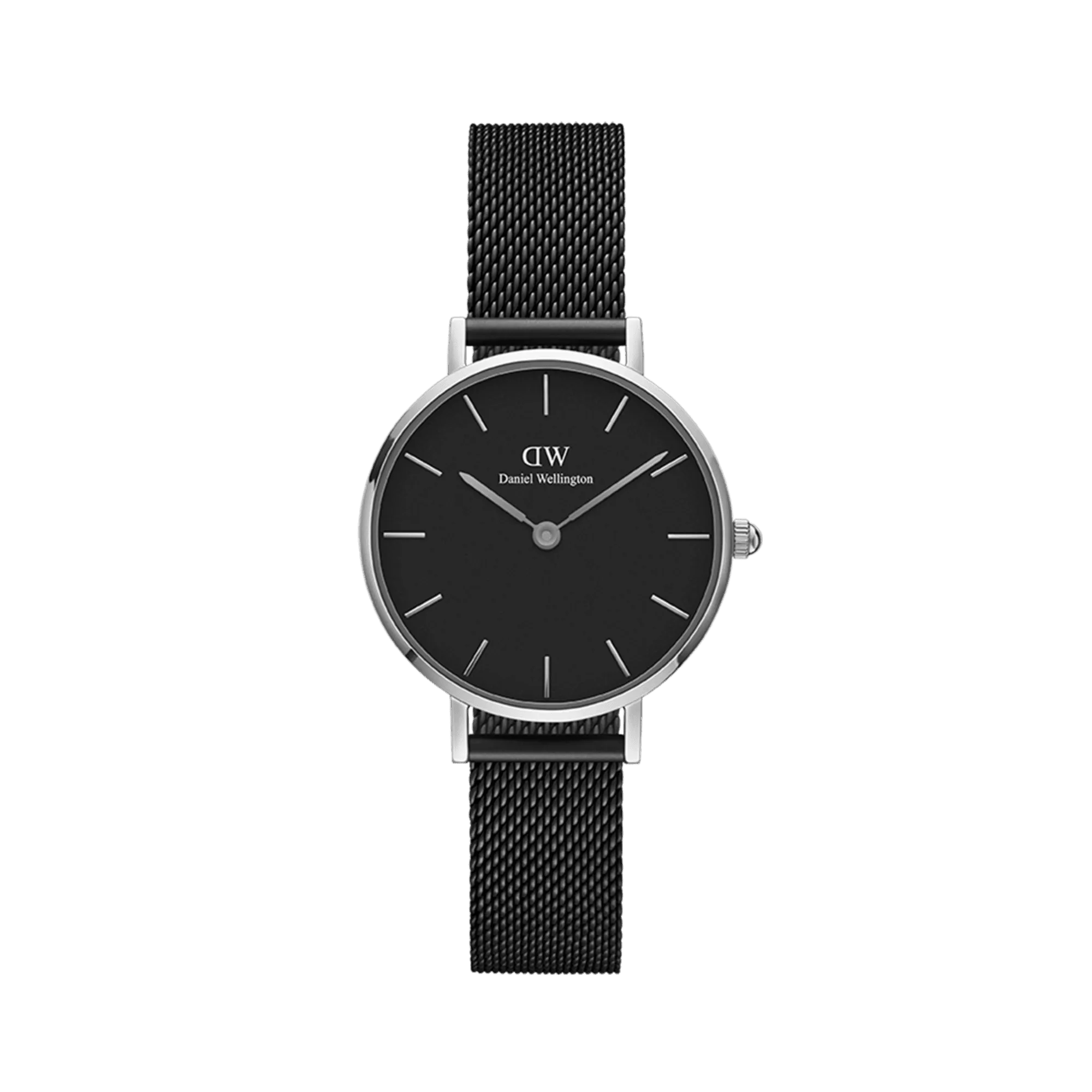 Daniel Wellington Petite 32 Ashfield Silver & Black Watch