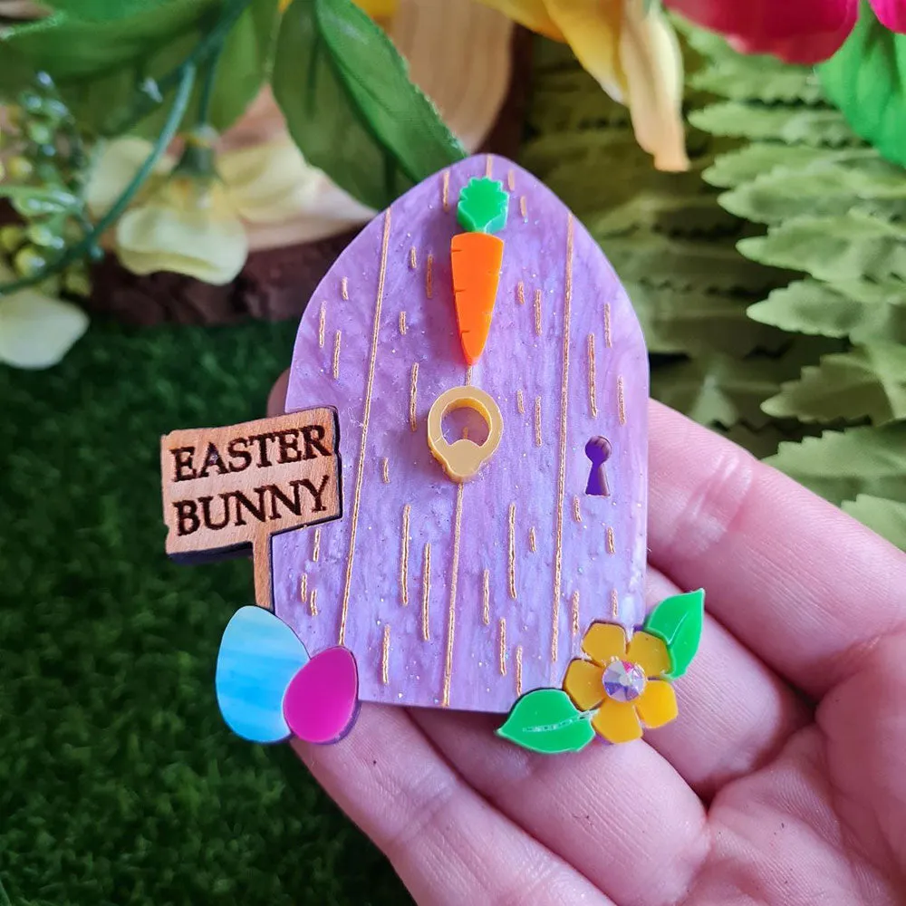 Easter Bunny House Necklace by Cherryloco Jewellery