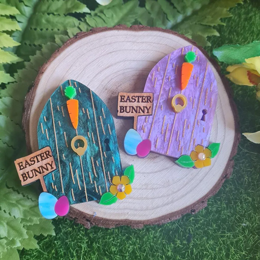Easter Bunny House Necklace by Cherryloco Jewellery
