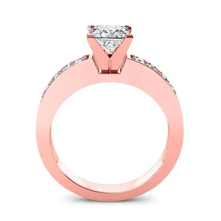 Eliza - Princess Moissanite Engagement Ring