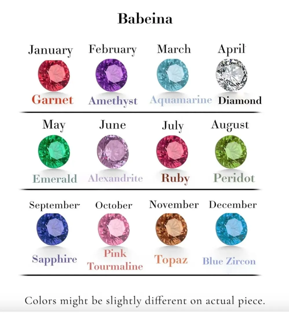Family Birthstone Necklace