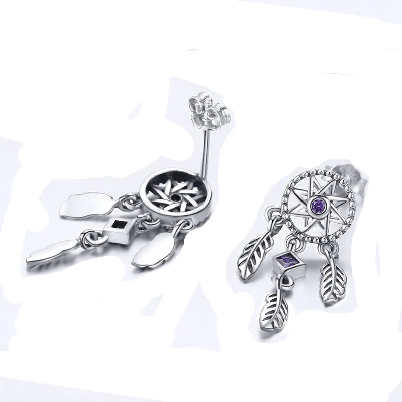 Feather Dream Catcher Earrings