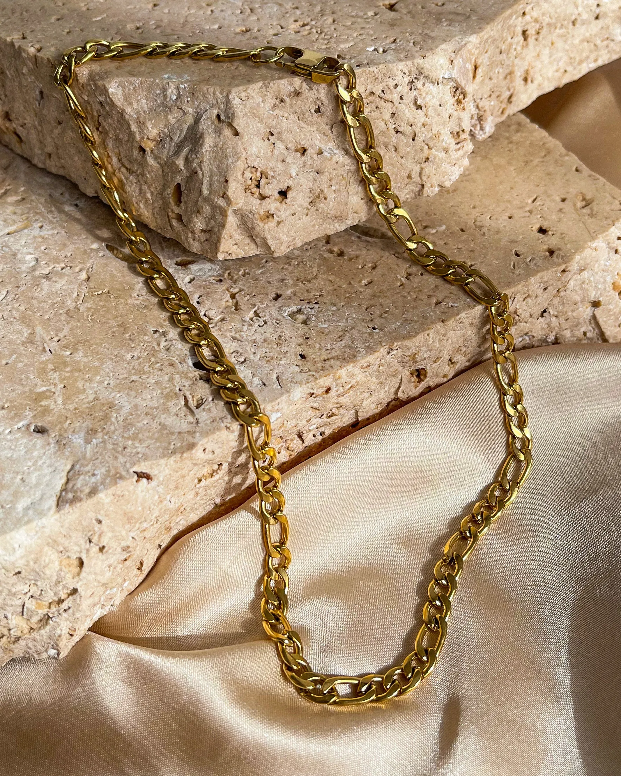 Figaro Chain - 4mm | 18K Gold Plated