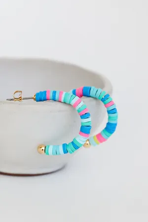 FINAL SALE - Lexi Beaded Hoop Earrings