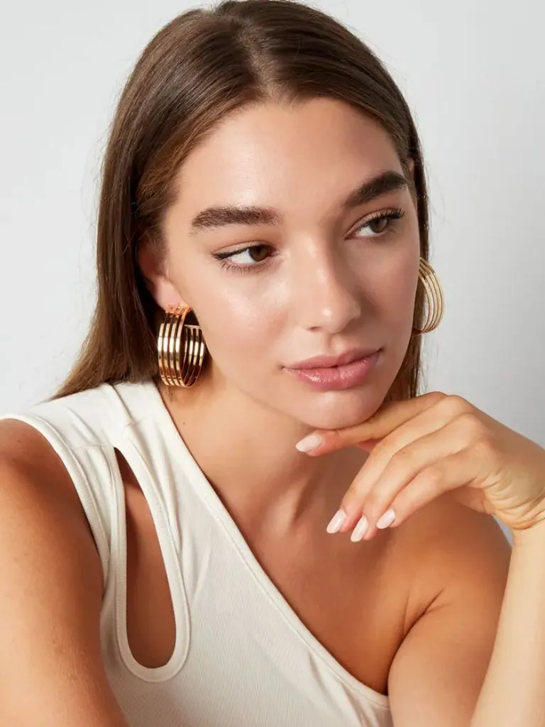 Funky Earrings (Set) Three Rings