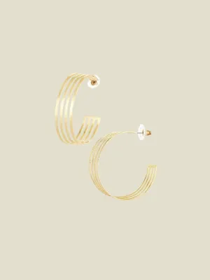 Funky Earrings (Set) Three Rings