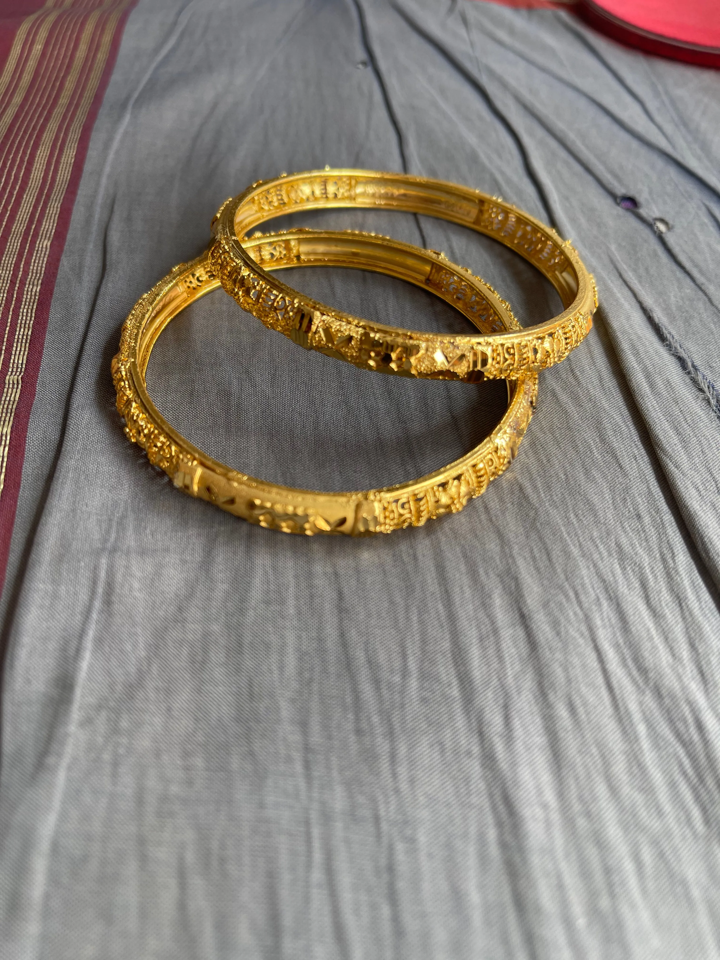 Gold Plated Meenakari Citi Gold Bangles