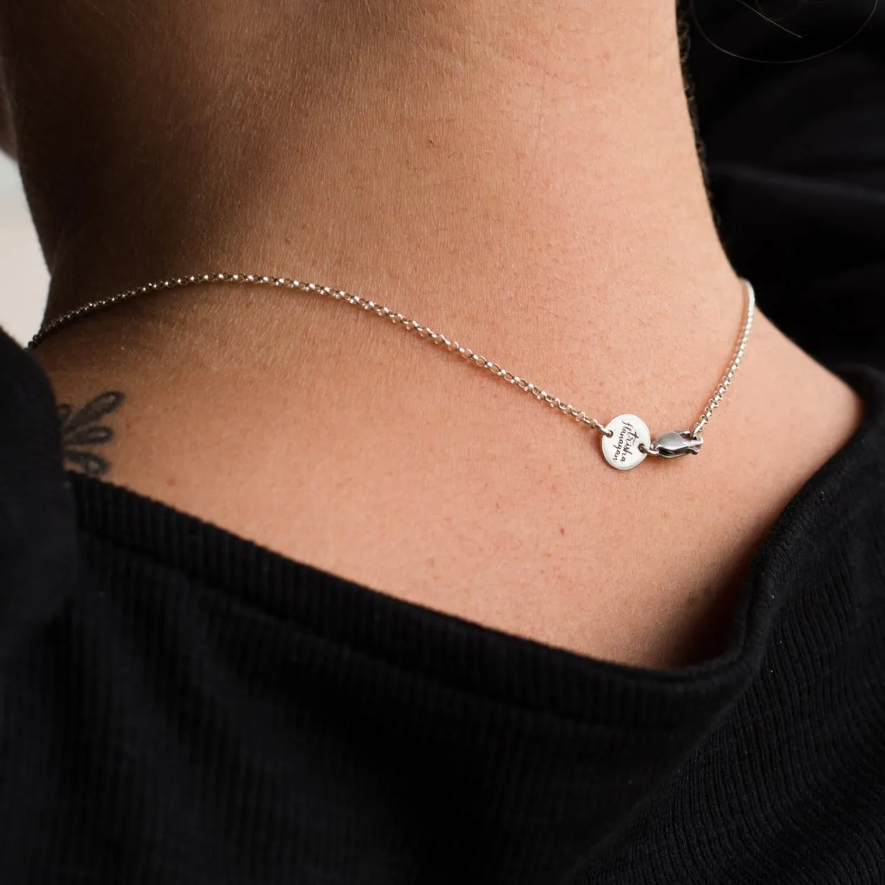 GRATEFUL Morse Code Necklace