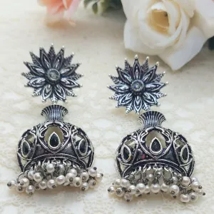 GUNJAN- OXIDISED EARRINGS