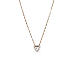 Heart Pandora Rose Collier