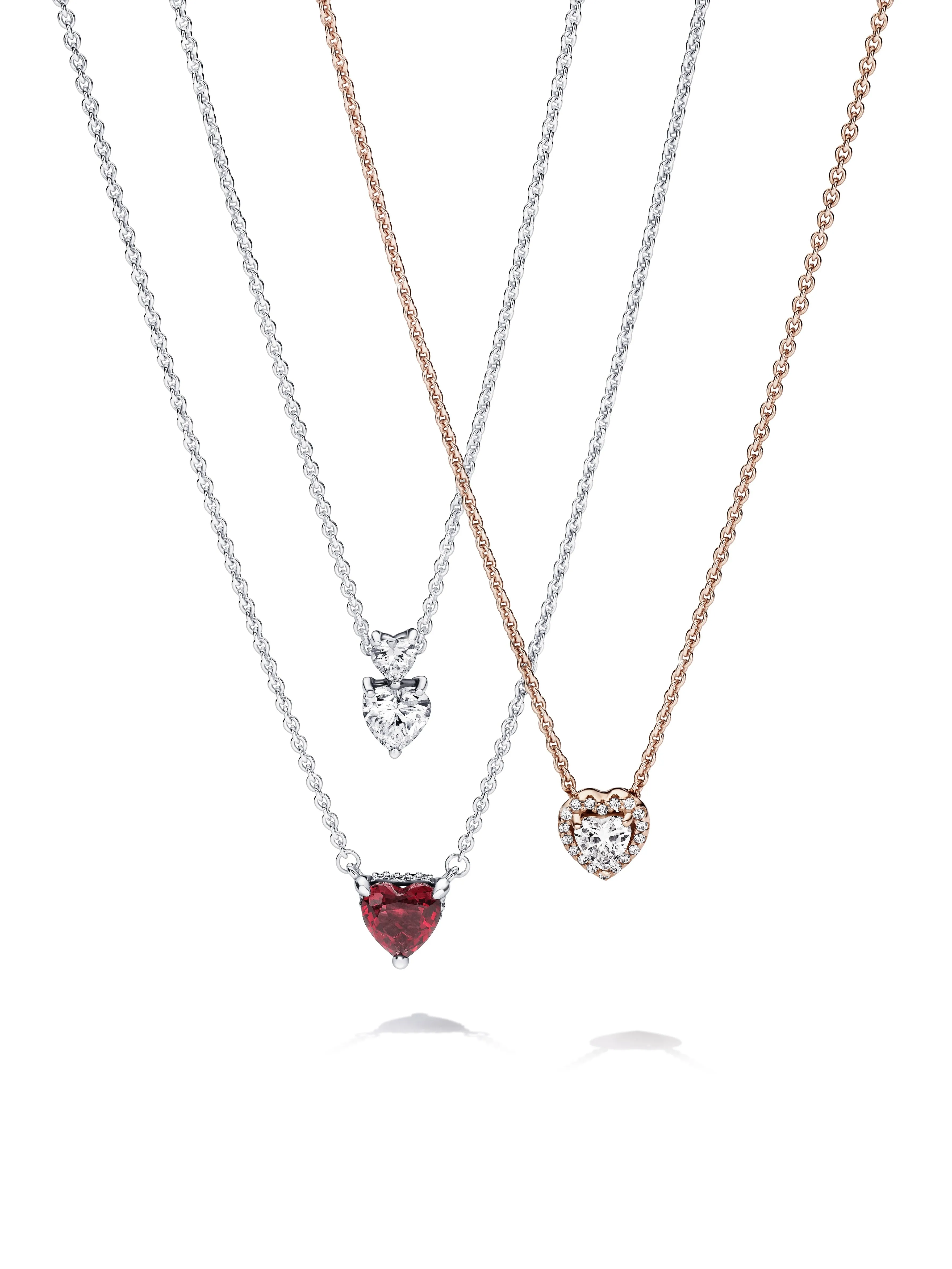 Heart Pandora Rose Collier