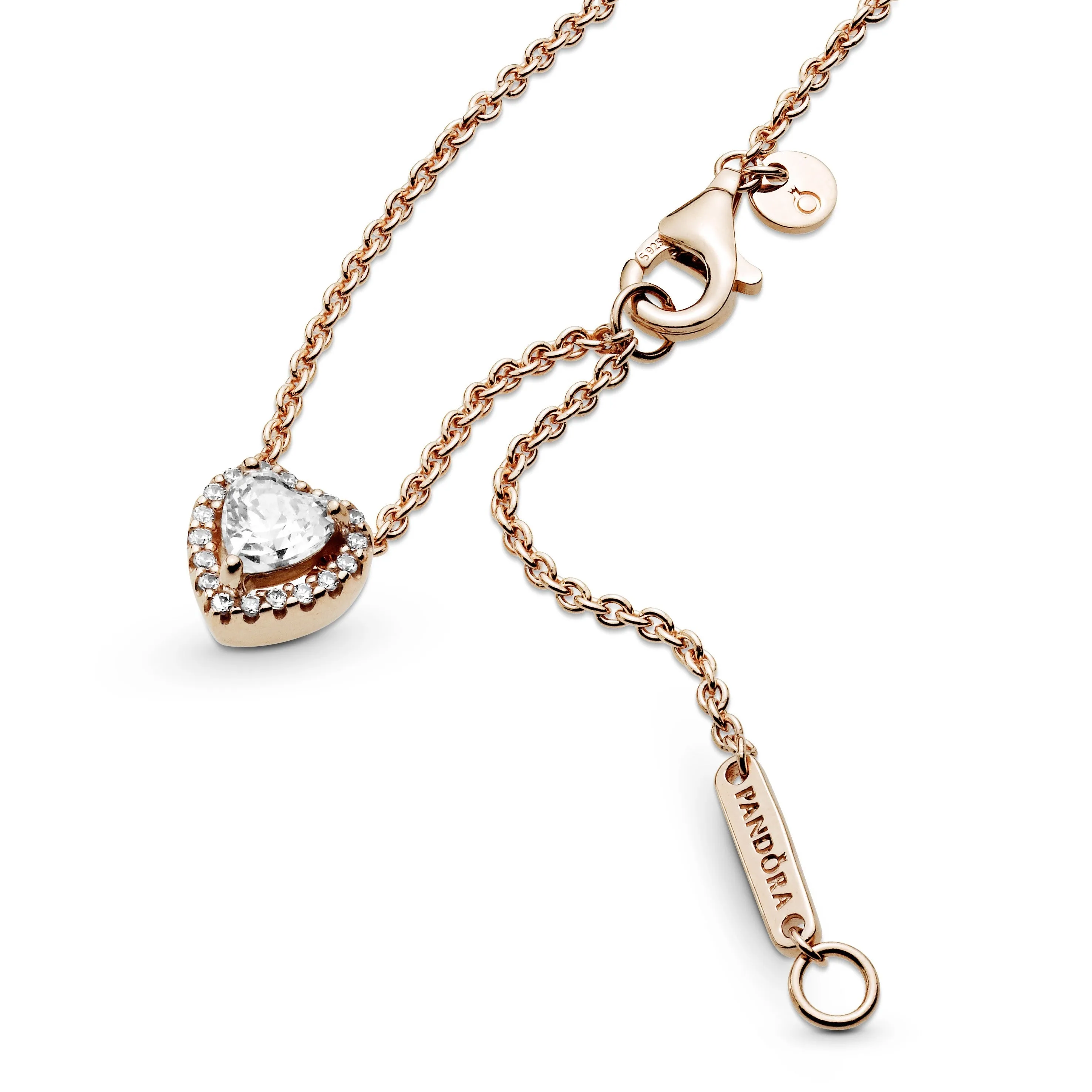 Heart Pandora Rose Collier