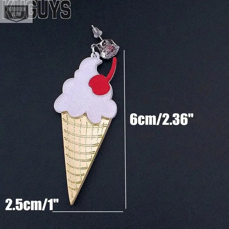 Ice Cream Stick Earrings