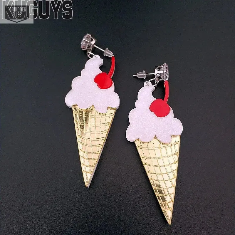 Ice Cream Stick Earrings