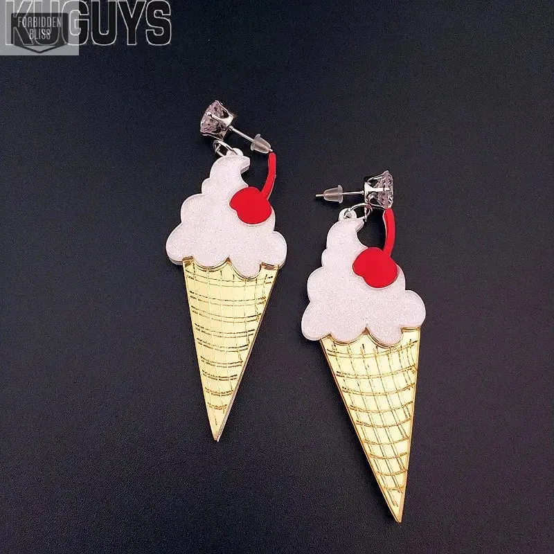 Ice Cream Stick Earrings