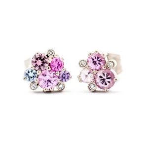 Keto Meadow earrings - Pink 5/3 & Pink 3/3