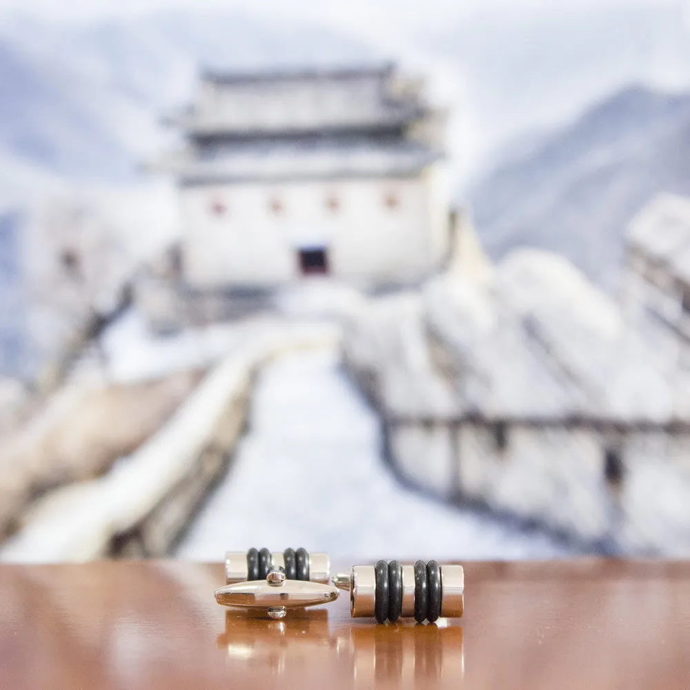 KingCuffs Rubber on Rod Cufflink