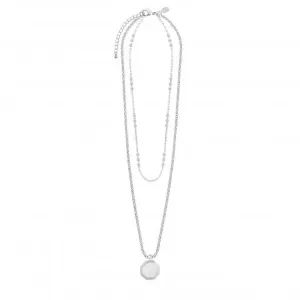Kismet Chains Hex Silver Necklace 4814