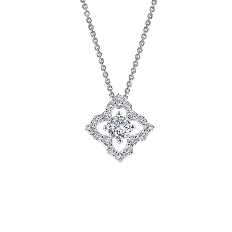 Lafonn 0.49 CTW Flower Necklace