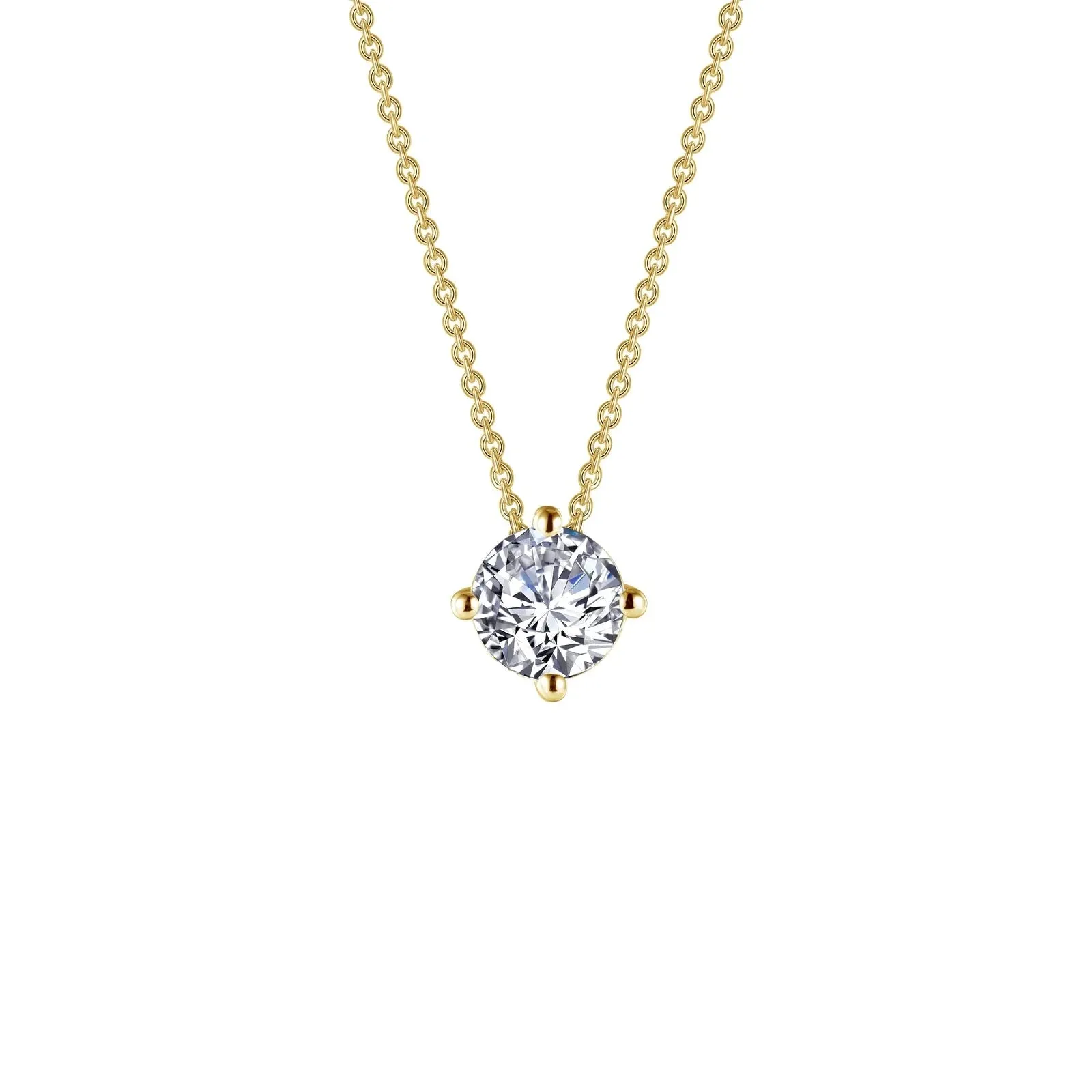 Lafonn 1.5 CTW Solitaire Necklace in Gold