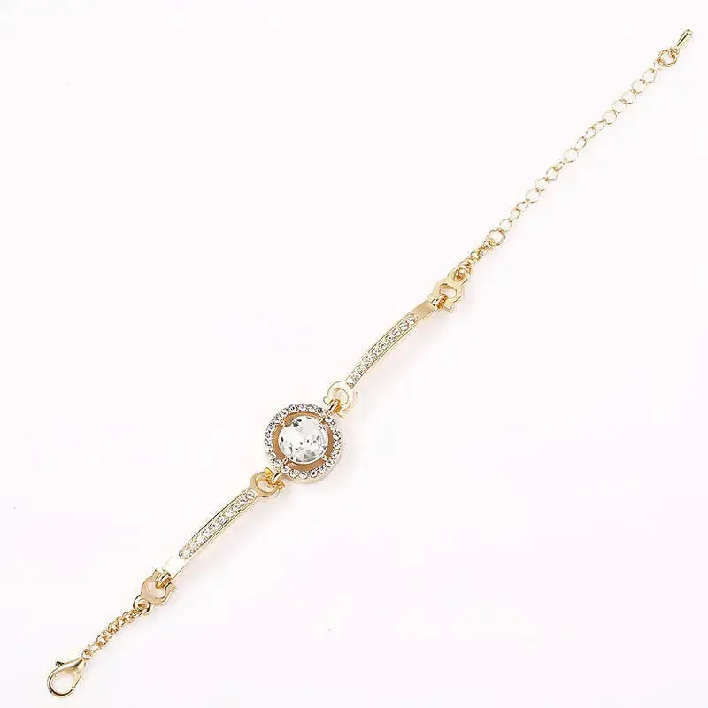 LOVCIA Radiant Heart of the Ocean Bracelet for Women - Sparkling Zircon Crystal Elegance
