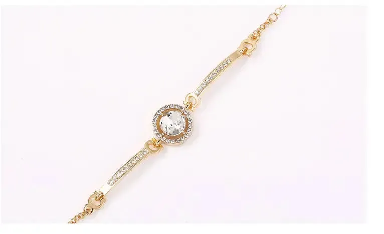 LOVCIA Radiant Heart of the Ocean Bracelet for Women - Sparkling Zircon Crystal Elegance